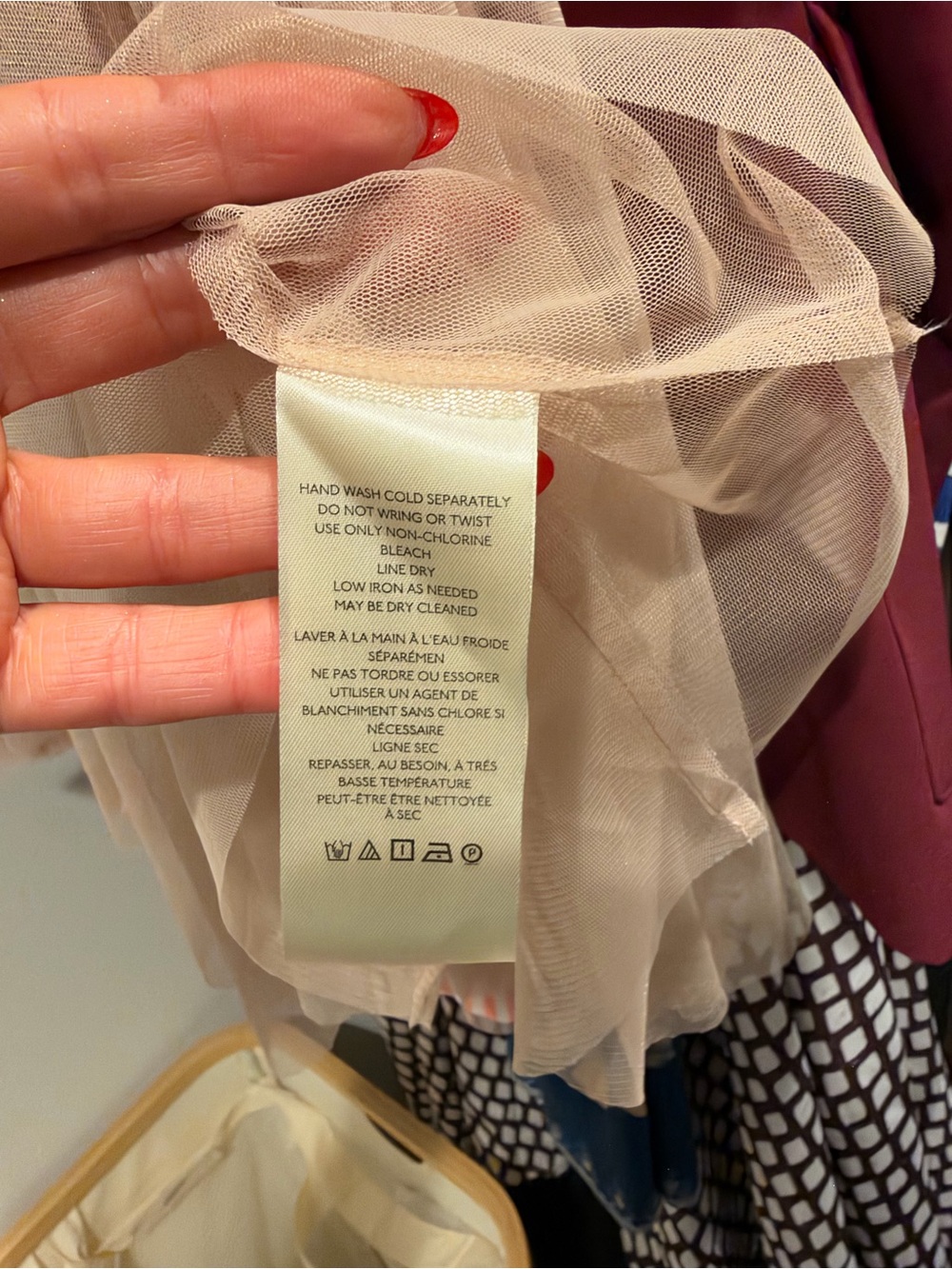 Anthropologie Sheer Lace Flutter Top — Blush Pink - Picture 11 of 11